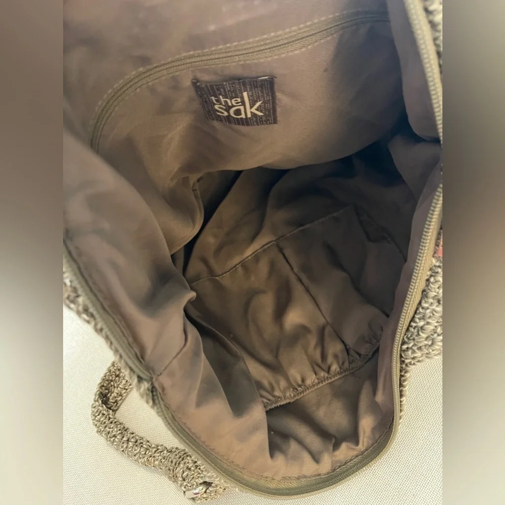 The SaK Belle 103388 Womens Lined Hobo Bag | 12 X 14 X 4.5 | Neutral